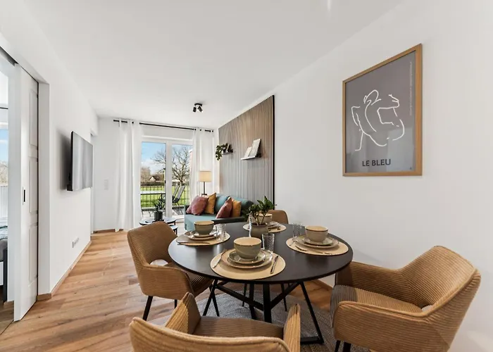 Apartment Bohnapartments Dümmer Suites, Lage 350 M Zum See, Balkon, Wlan, Parkplatz Lembruch